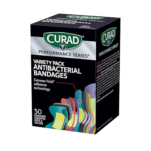 CURAD Performance Series Antibacterial Bandages, Extreme Hold Adhesive - Image 2