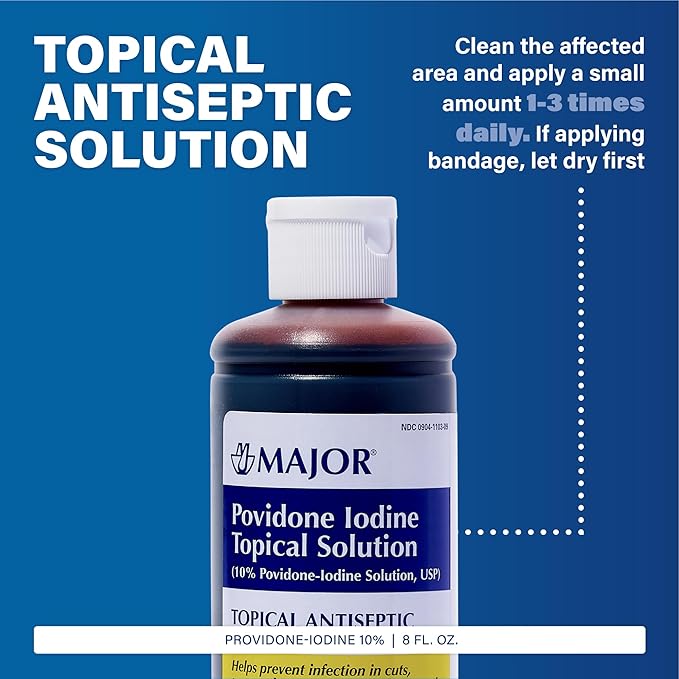 Major 10% Povidone-Iodine Liquid Topical Solution, USP - Image 2