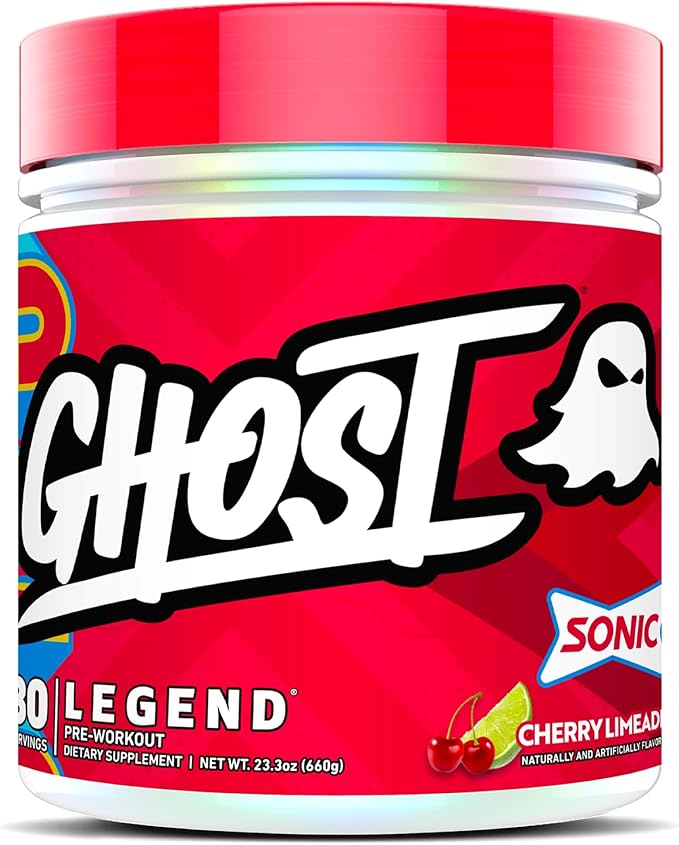 GHOST Legend Pre Workout Powder, Sonic Cherry Limeade by GHOST