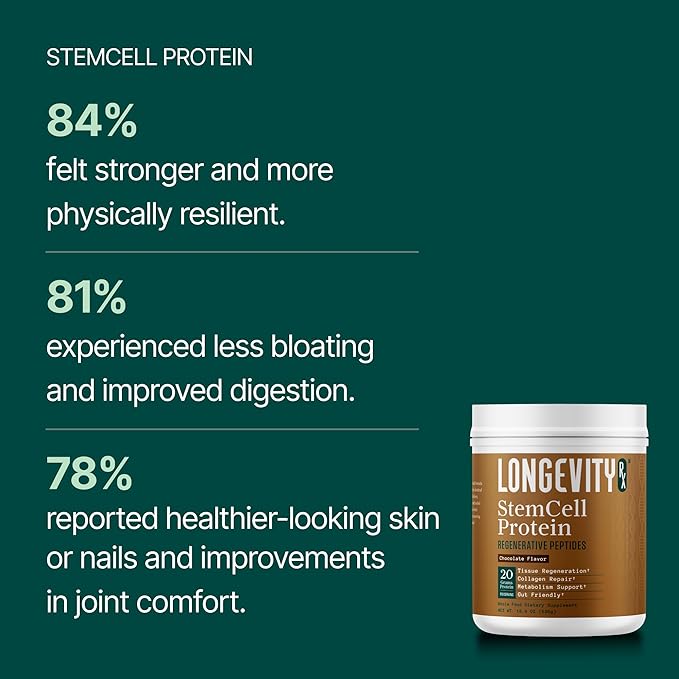 Stem Cell Protein Powder Chocolate – Bone Marrow & Bone Broth Protein, Bacillus - Image 7