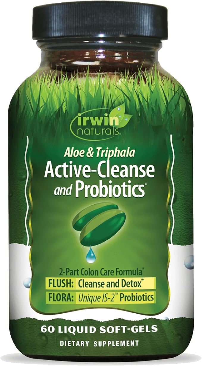 Irwin Naturals Aloe & Triphala Active Cleanse + Probiotics by IRWINNATURALS