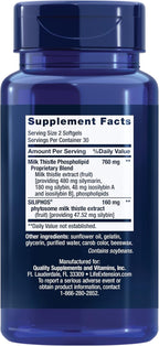 Life Extension Advanced Milk Thistle, phospholipids, Promotes Healthy Liver - Image 2