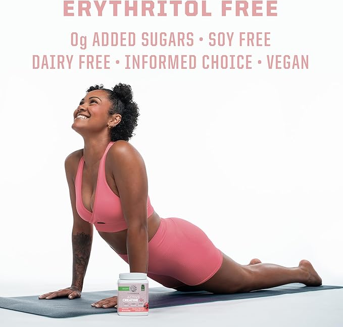 Sunwarrior Creatine for Women Monohydrate Powder Micronized Pre Workout - Image 5