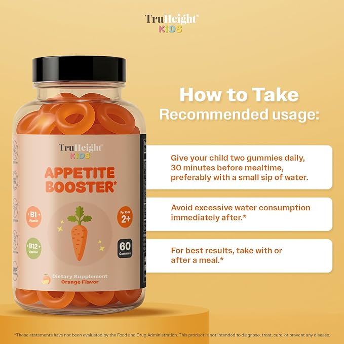 TruHeight Kids Appetite Booster Gummies All Natural Toddler & Kids Appetite - Image 2