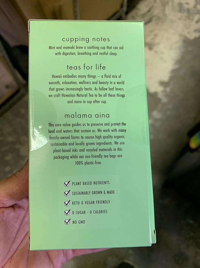 Hawaiian Natural Tea Organic Mamaki Jasmine Green Tea Blend - Image 3