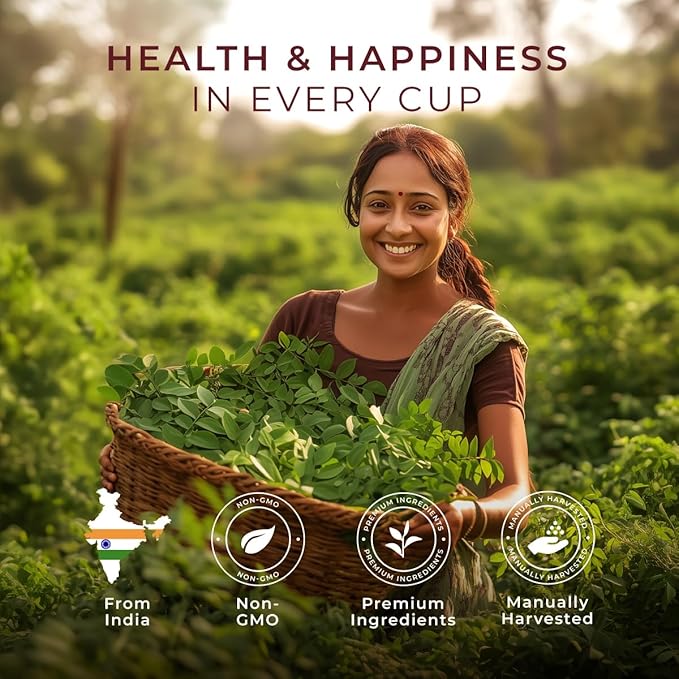 Gya Tea Co Moringa Herbal Tea Pod- Decaf Wellness Tea - Image 5