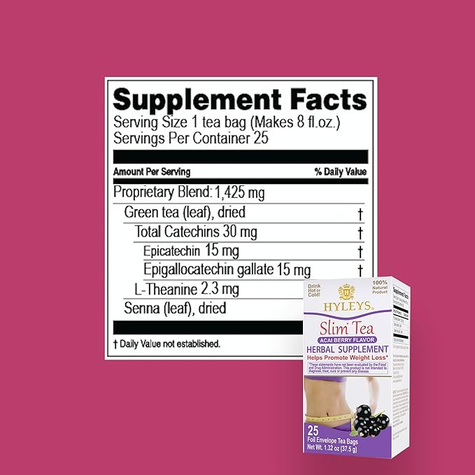 Hyleys Slim Tea Acai Berry Flavor - Image 12