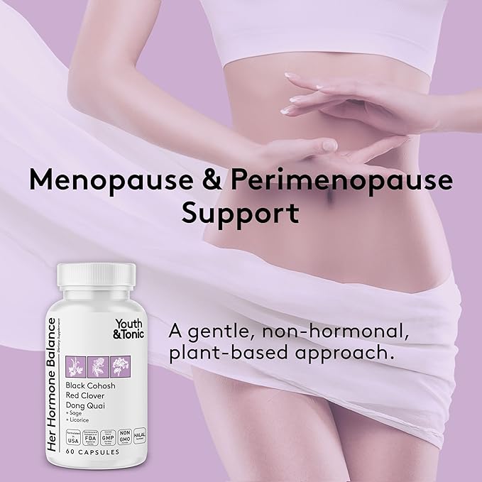 Youth & Tonic Her Hormone Balance – Menopause Supplement - Image 2