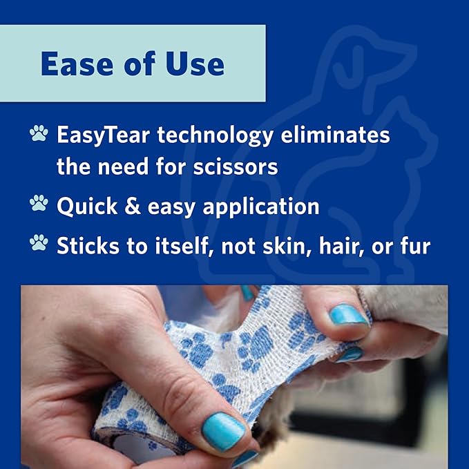 PetFlex Paw Pack – Flexible Self-Adhering Elastic Bandage - Image 4