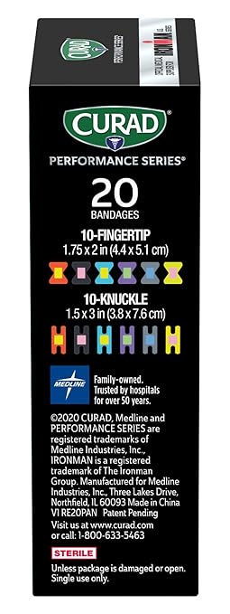 CURAD Performance Series IRONMAN Antibacterial Bandages, Extreme Hold Adhesive - Image 4