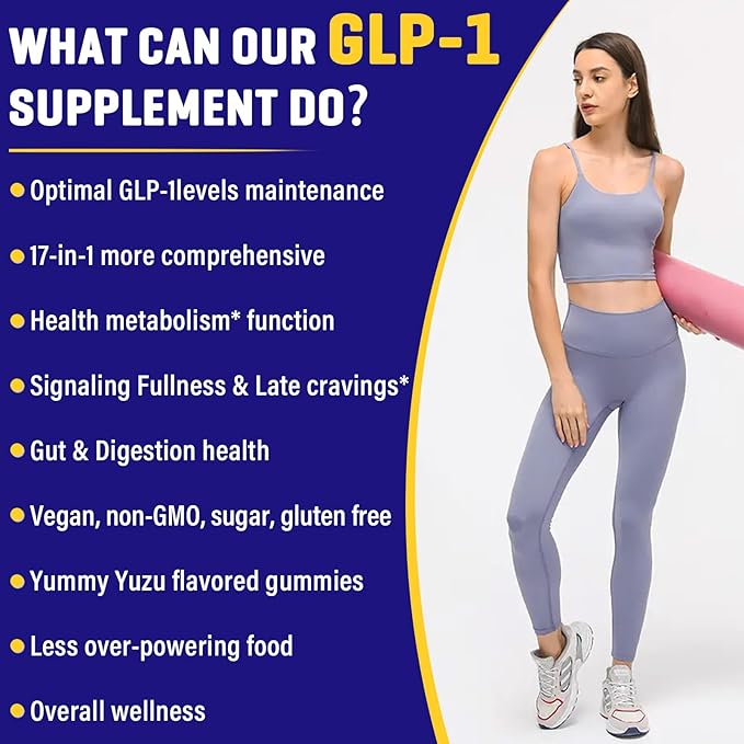 GLP-1, GLP-1 Supplement for Women & Men, Natural GLP 1 Gummies - Image 5