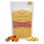 TeaNOURISH Turmeric Ginger Herbal Tea | Indian Superfoods | Aids Digestion & by TeaNOURISH