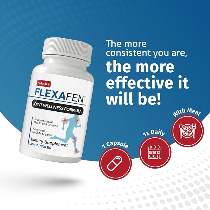 N-Labs Flexafen Joint Support Supplement – Joint Health Support - Image 6