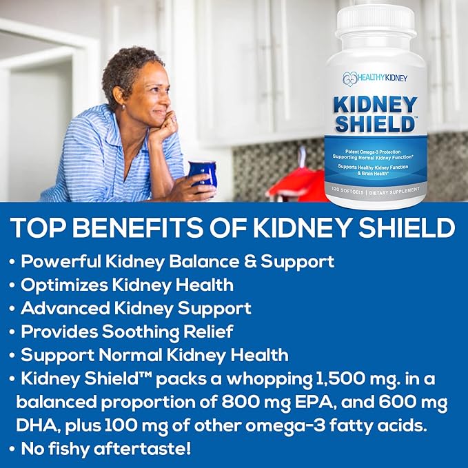 Kidney Shield Omega 3 Fish Oil Supplements - Image 3