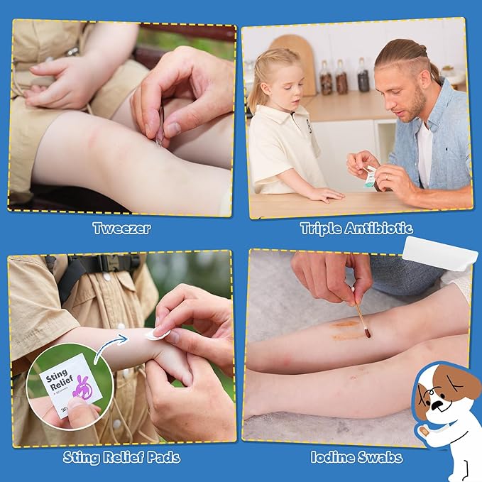 StBernard First Aid Kit for Kids, Small Pocket Size Medical Kit - Image 7