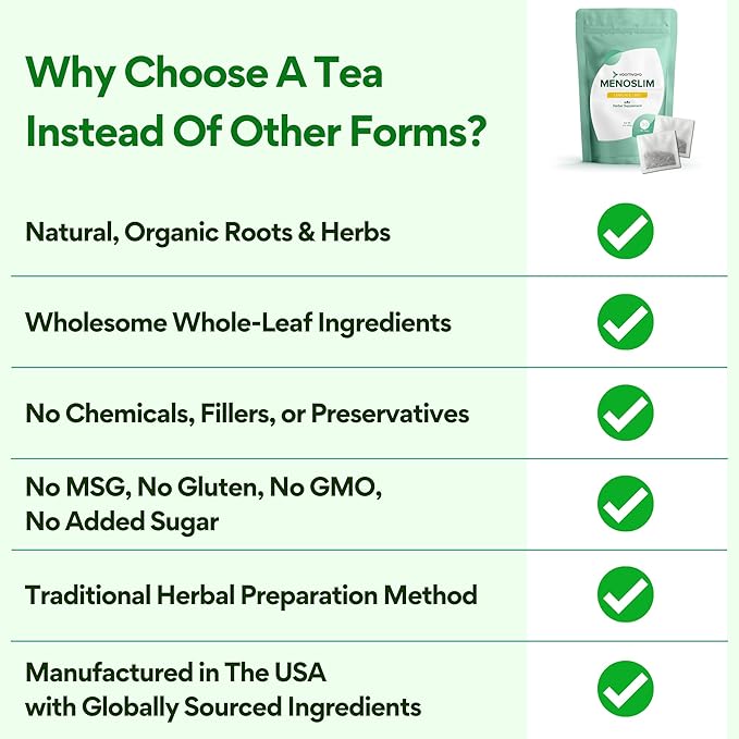 VoomVaya MenoSlim Tea – Menopause & Perimenopause Supplement - Image 3