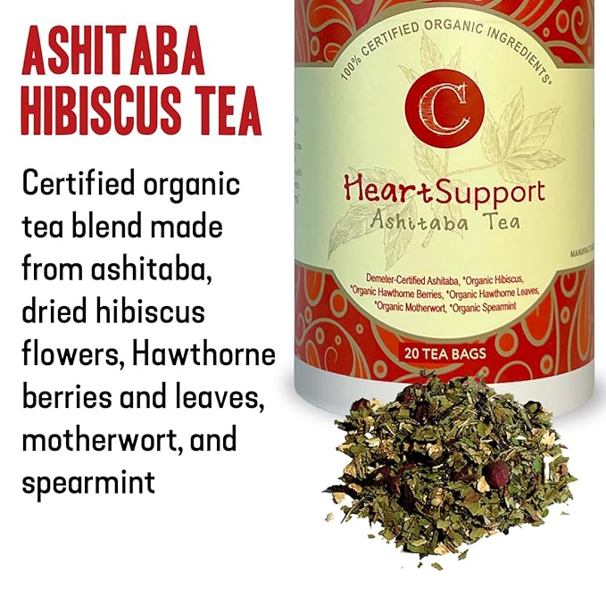 Dr. Cowan’s Garden Organic Ashitaba Hibiscus Tea, 20 Tea Bags - Image 3