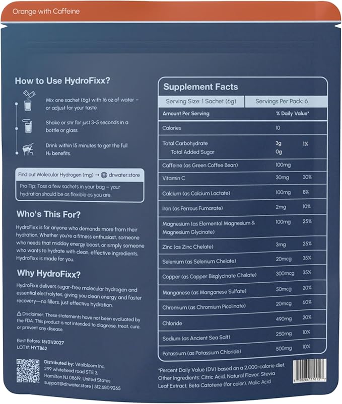 HydroFixx Hydrogen + Electrolytes Mix - Image 2