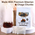 TEARELAE - Chaga Tea - 2g x 40 Count - Wild Harvest from Siberia - 100% Pure - Image 2