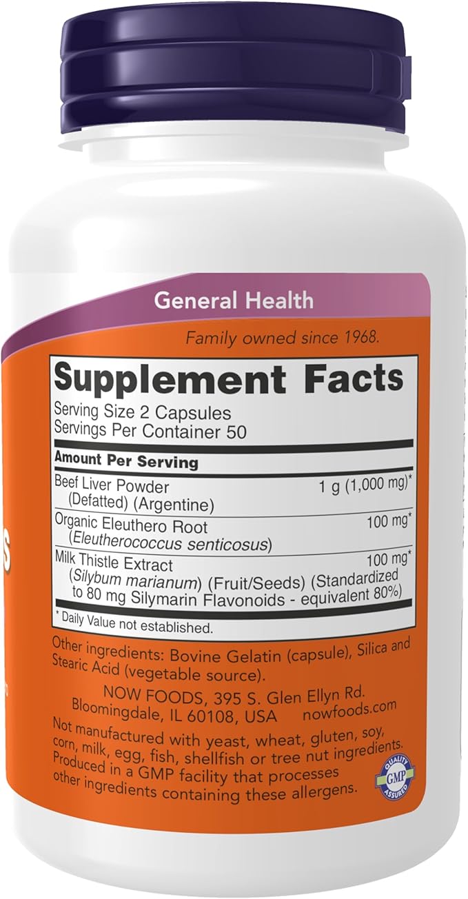 NOW Foods Supplements, Liver Caps - Image 2