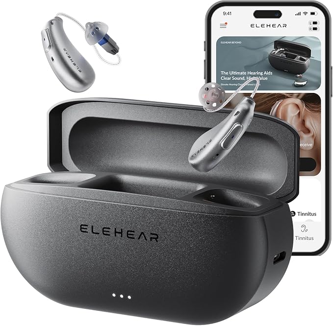 ELEHEAR-Beyond OTC Hearing Aids, AI Powered Speech Enhancement and Tinnitus by ELEHEAR