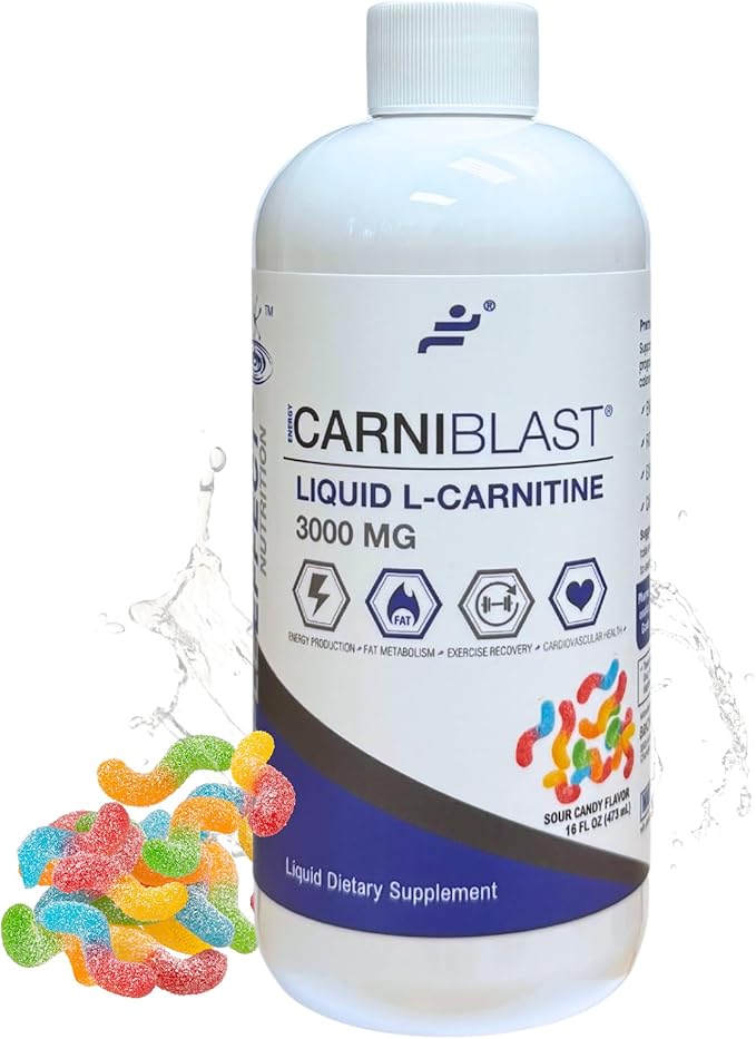 Bricker Labs CARNIBLAST Liquid L-Carnitine 3000mg by GiveyourTimemoreLife