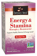 Bravo Tea Energy and Stamina Caffeine Free 20 Tea Bags by BravoTea