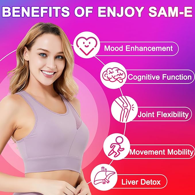 1800 MG SAM e Supplement for Brain, and Liver, High Absorption SAM-e - Image 5