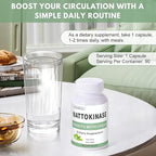 Nattokinase 10000 FU with CoQ10 100mg, Vitamin K2 Free, 90 Capsules - Image 6