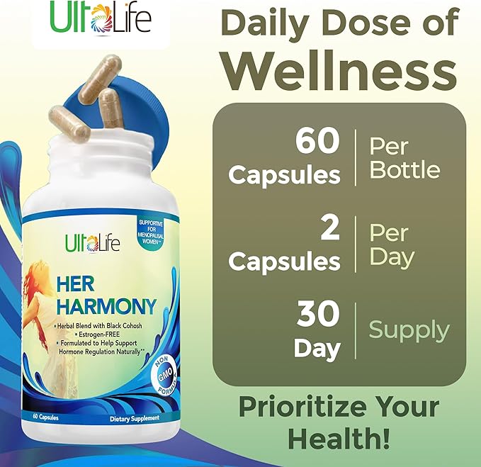 UltaLife Her Harmony Menopause Supplements - Image 4