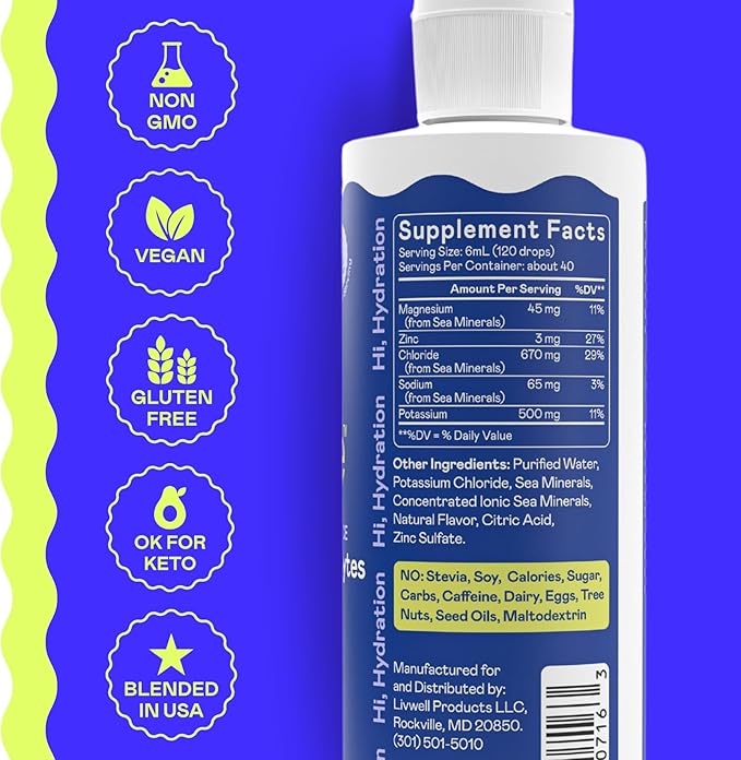 Hi-Lyte K500 Unflavored Electrolytes Liquid Mix – High Potassium Concentrate - Image 6