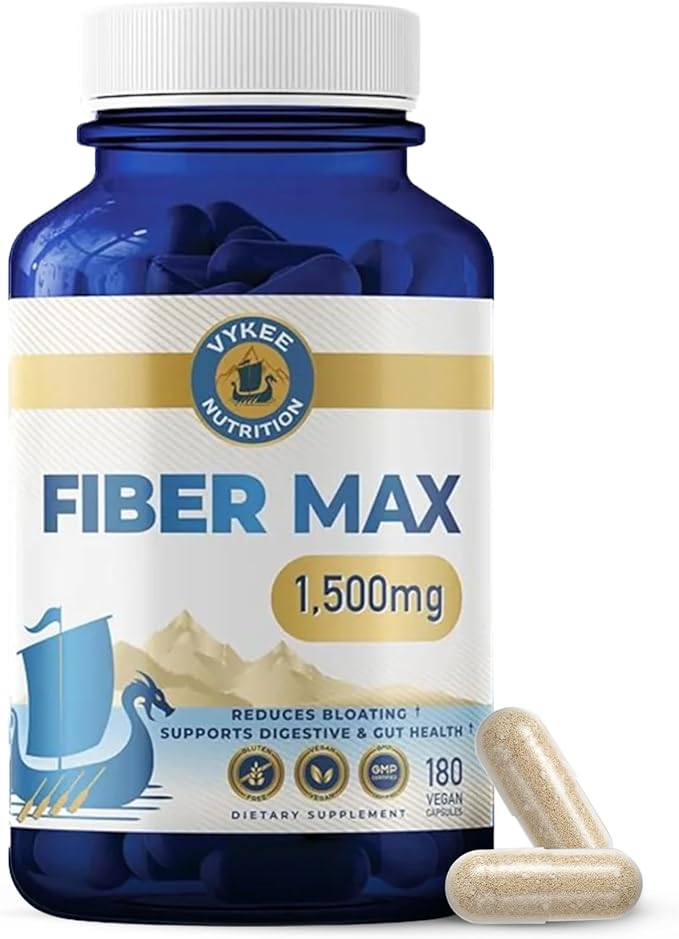 Vykee Nutrition Advanced Fiber Complex – Psyllium Husk, Aloe Vera, Chia & Flax by VykeeNutrition