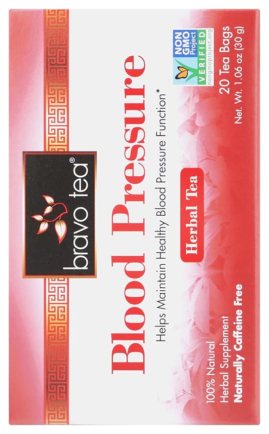 Bravo Tea Blood Pressure Caffeine Free 20 Tea Bags - Image 2