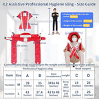 Patient Lift Sling, Medical Commode Patient Lift Aid Transfer Sling - Image 3