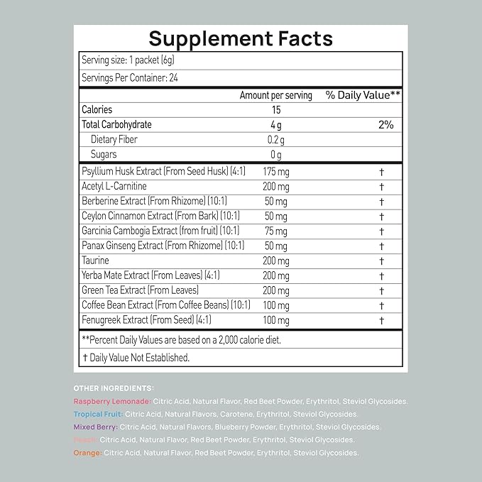 GLP-1 Supplement | Natural GLP-1 Production | GLP 1 Booster Drink Mix to - Image 7