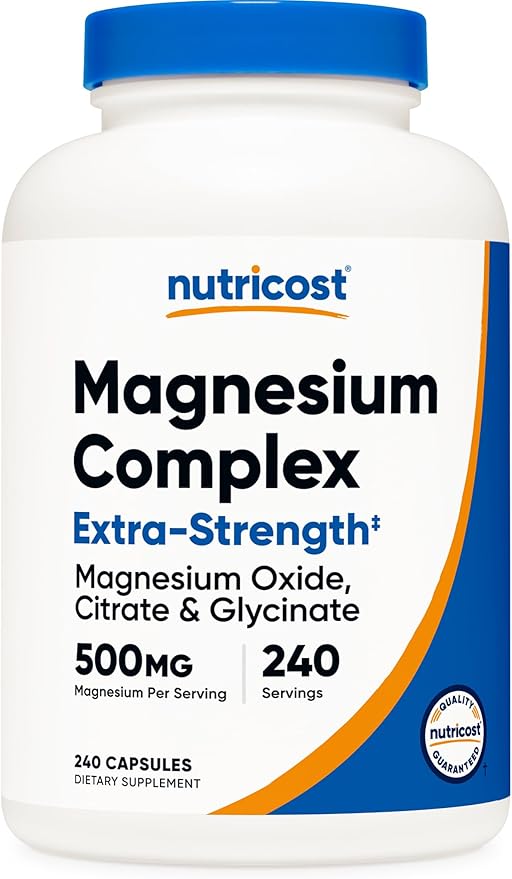 Nutricost Magnesium Complex 500mg, 240 Capsules by Nutricost