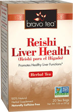 Bravo Tea Reishi Liver Health Herbal Tea Caffeine Free, 20 Tea Bags by BravoTea