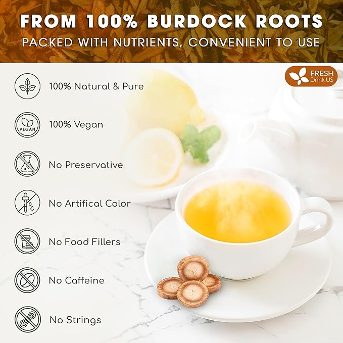 FreshDrinkUS, Premium 2oz Burdock Root Powder, 100% Natural & Pure from Burdock - Image 4