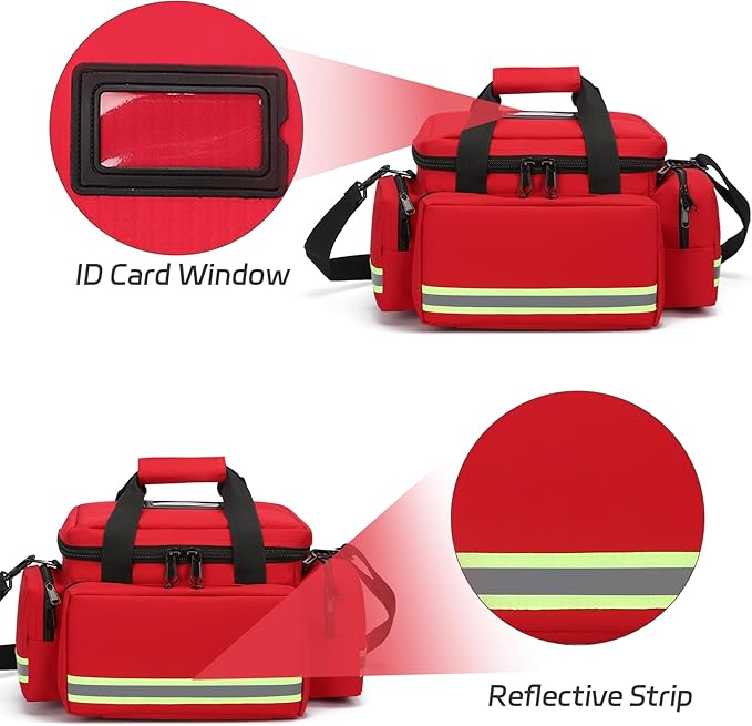 First Aid Bag Empty First Responder Bag, First Aid Kits Storage, Trauma Bag - Image 2