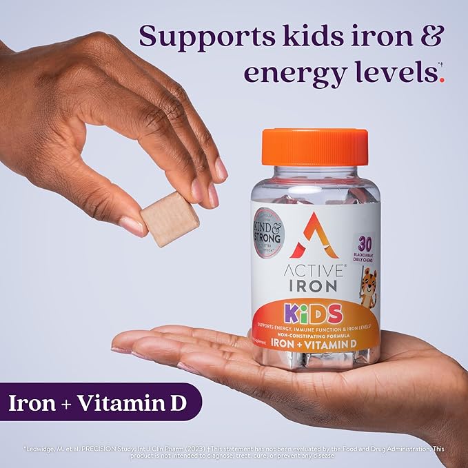 Active Iron Supplement 7mg + Vitamin D - Image 2