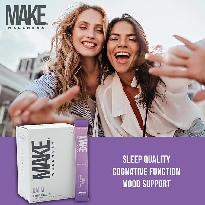 Calm Supplement | 30 Servings | Precision Peptide Support - Image 3