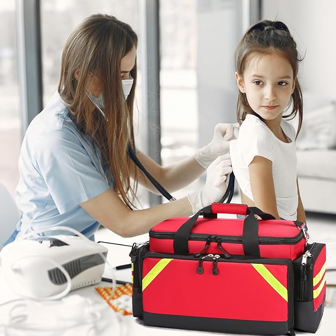 Empty Medical Bag First Aid Bag Home Health, First Aid Storage - Image 9