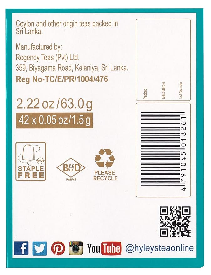 Hyleys Detox Tea for Cleanse and Weight Loss – 14 Day Detox Kit - Image 7