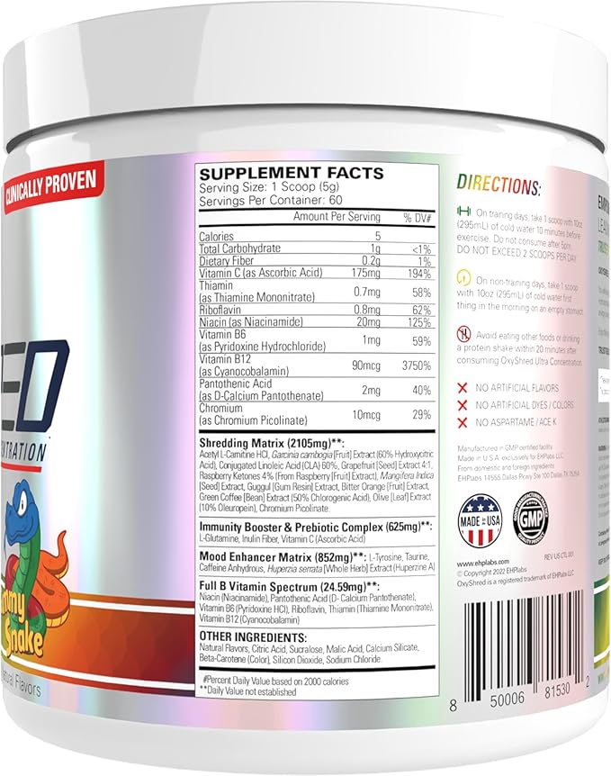 EHP Labs OxyShred Pre Workout Powder - Image 9