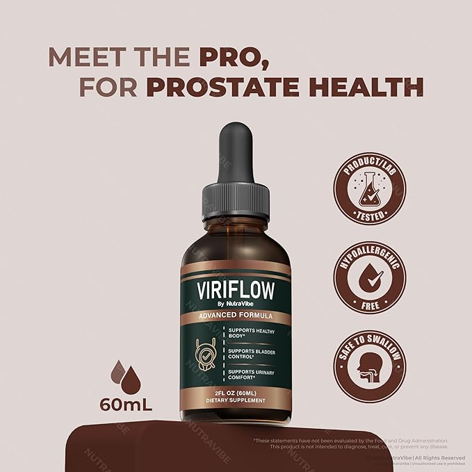 ViriFlow Drops – Viri Flow Natural Prostate Health Support | Premium Sublingual - Image 4