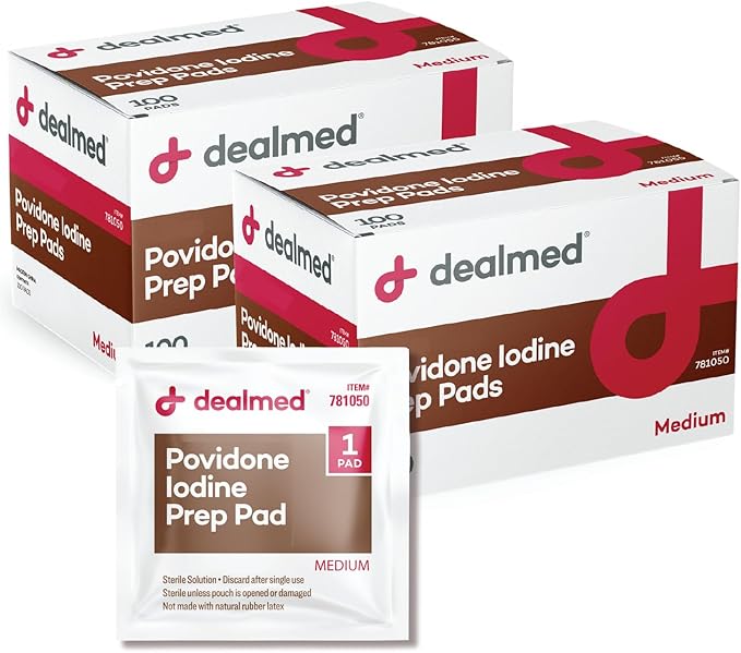 Dealmed Povidone Iodine Prep Pad 10% - Image 3