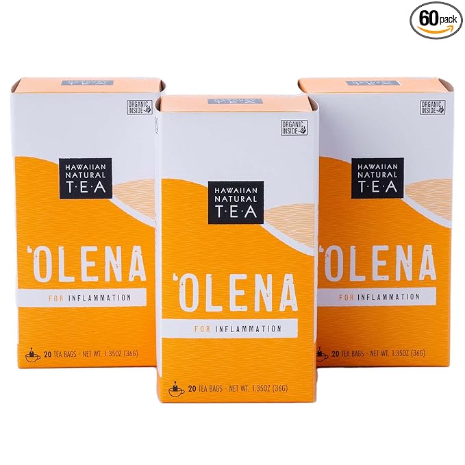 Olena Turmeric Tea, Herbal Green Tea Blend, All-Natural and Antioxidant-Rich by HawaiianNaturalTea