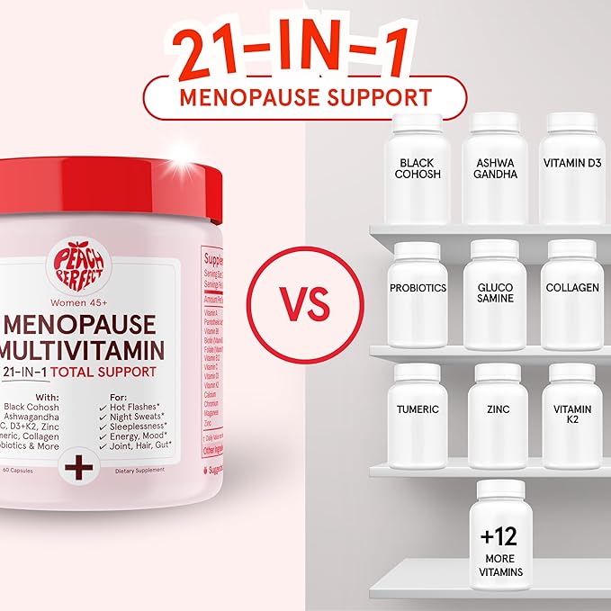 Peach Perfect Menopause Multivitamin | 21 Vitamins - Image 2