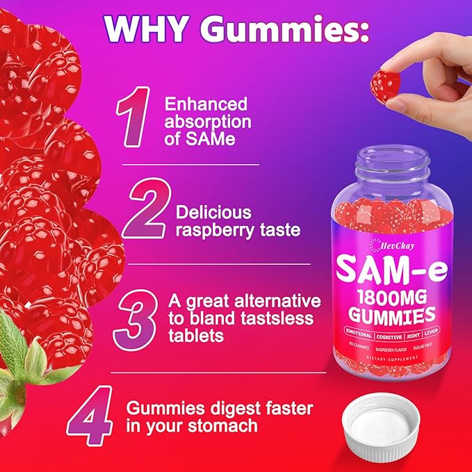 1800 MG SAM e Supplement for Brain, and Liver, High Absorption SAM-e - Image 7