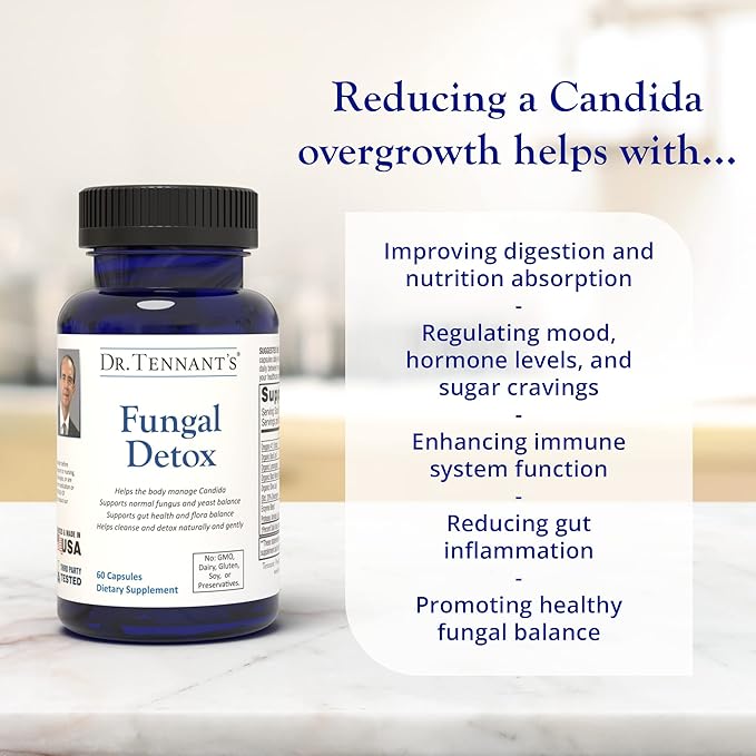 Dr. Tennant's Fungal Detox | Candida Cleanse, Mood & Hormone Balance | Promotes - Image 4